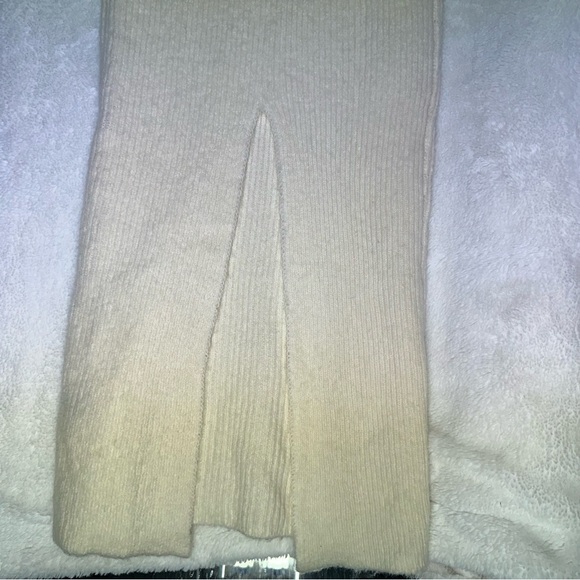 NEW LE SUPERBE Jackpot Ribbed Knit Off Shoulder Midi Dress S $545 Wool Cashmere - Picture 11 of 12